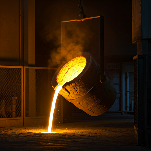 Molten metal pouring